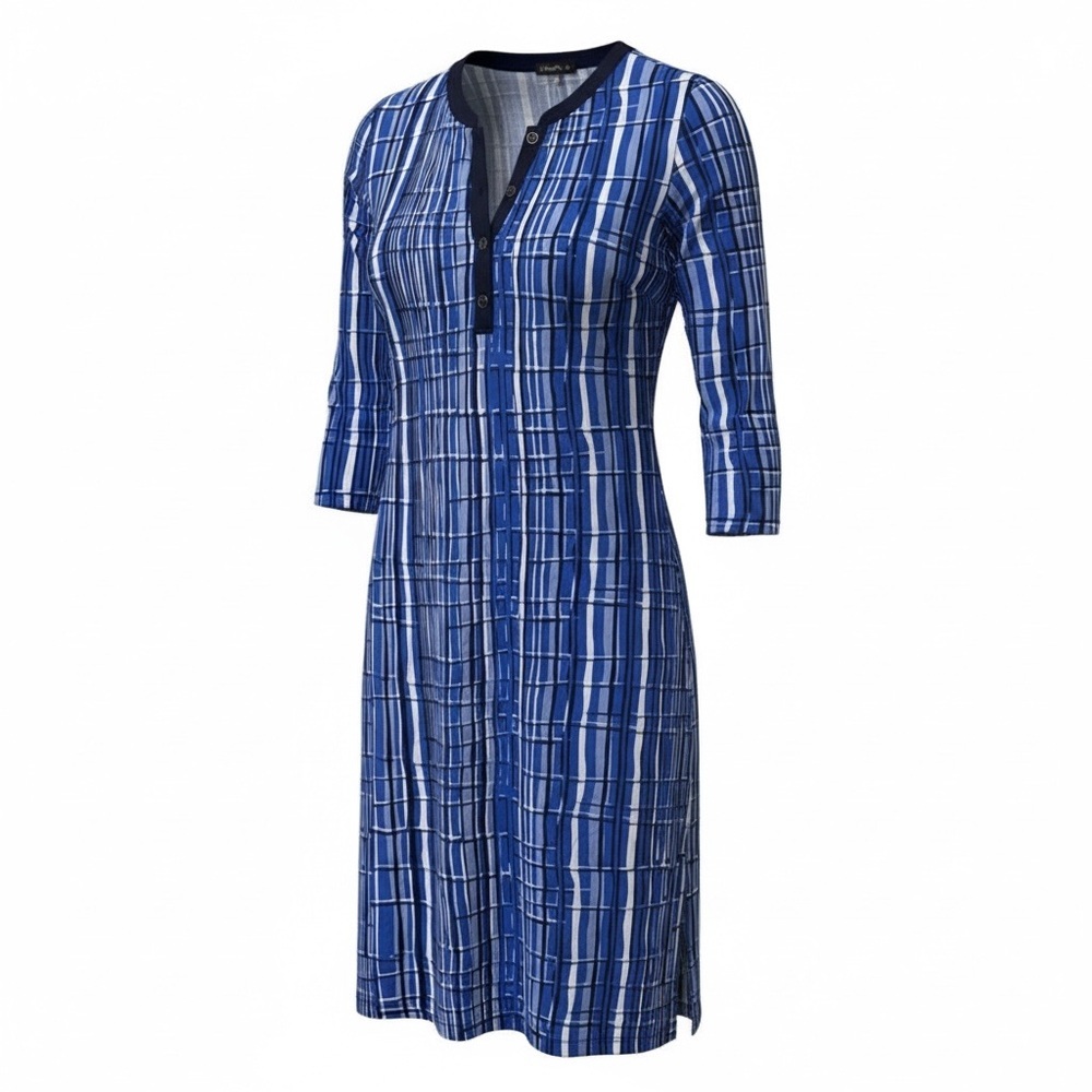 J. McLaughlin blue shift dress, medium